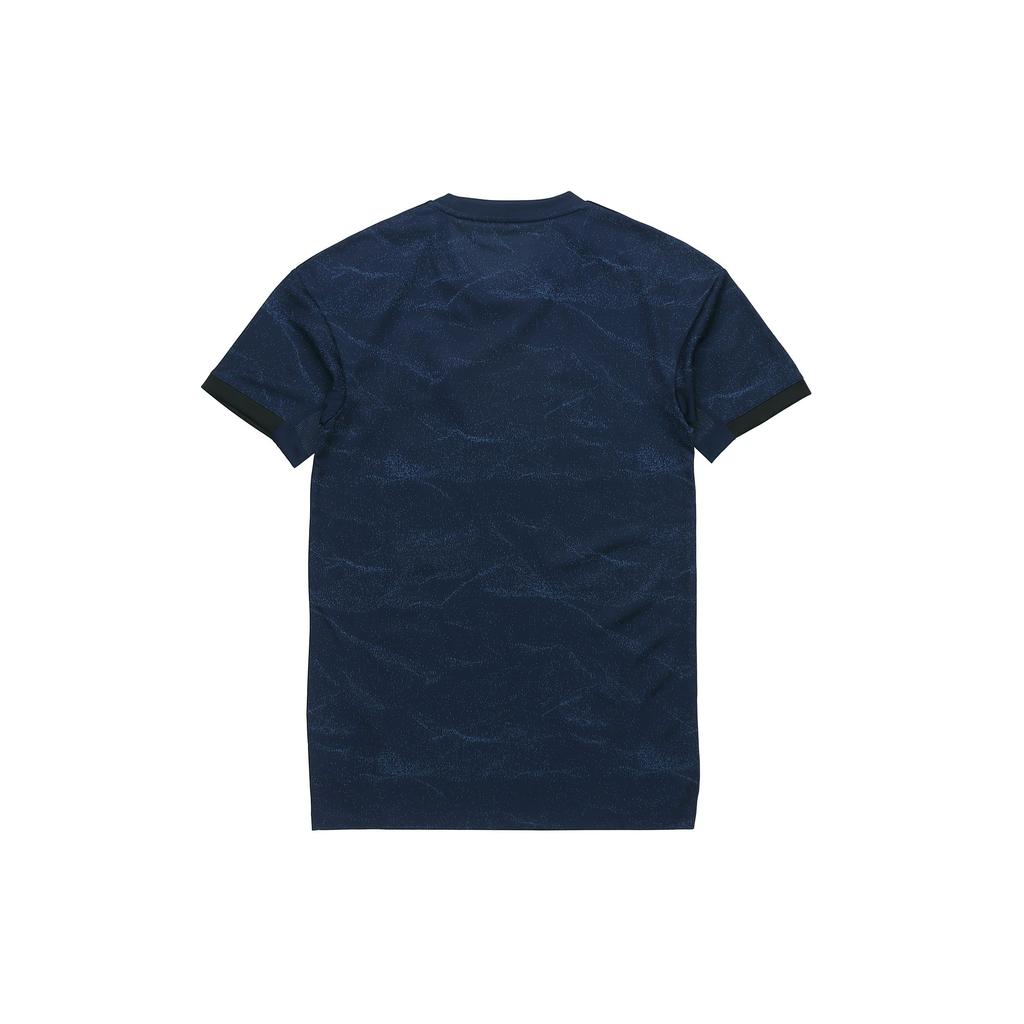 Adidas Real Madrid Away Fan Version Soccer Jersey With Printed Dopamine Pattern Men Sports Jersey Navy-Blue FJ3151