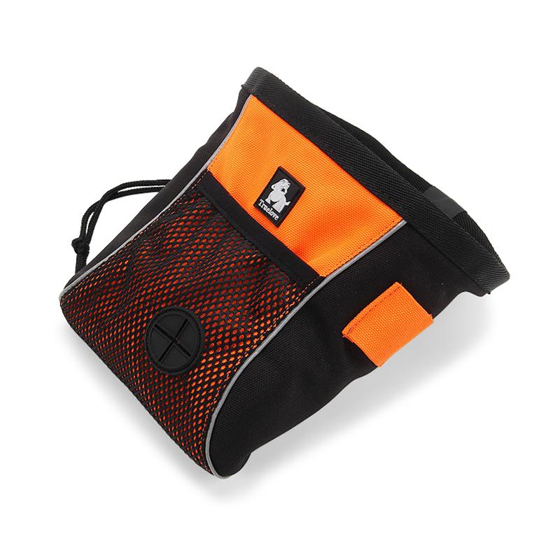 

Truelove Snack Treat Bag Waterproof Lining High Capacity Draw-out Garbage Nylon Durable Outdoor Pet Product TLT2051 S оранжевый