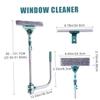 U-Shaped Window Cleaner Double Sided Cleaning Tool For And Doors Double Sided Window Cleaner