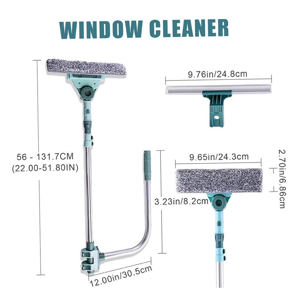 U-Shaped Window Cleaner Double Sided Cleaning Tool For And Doors Double Sided Window Cleaner