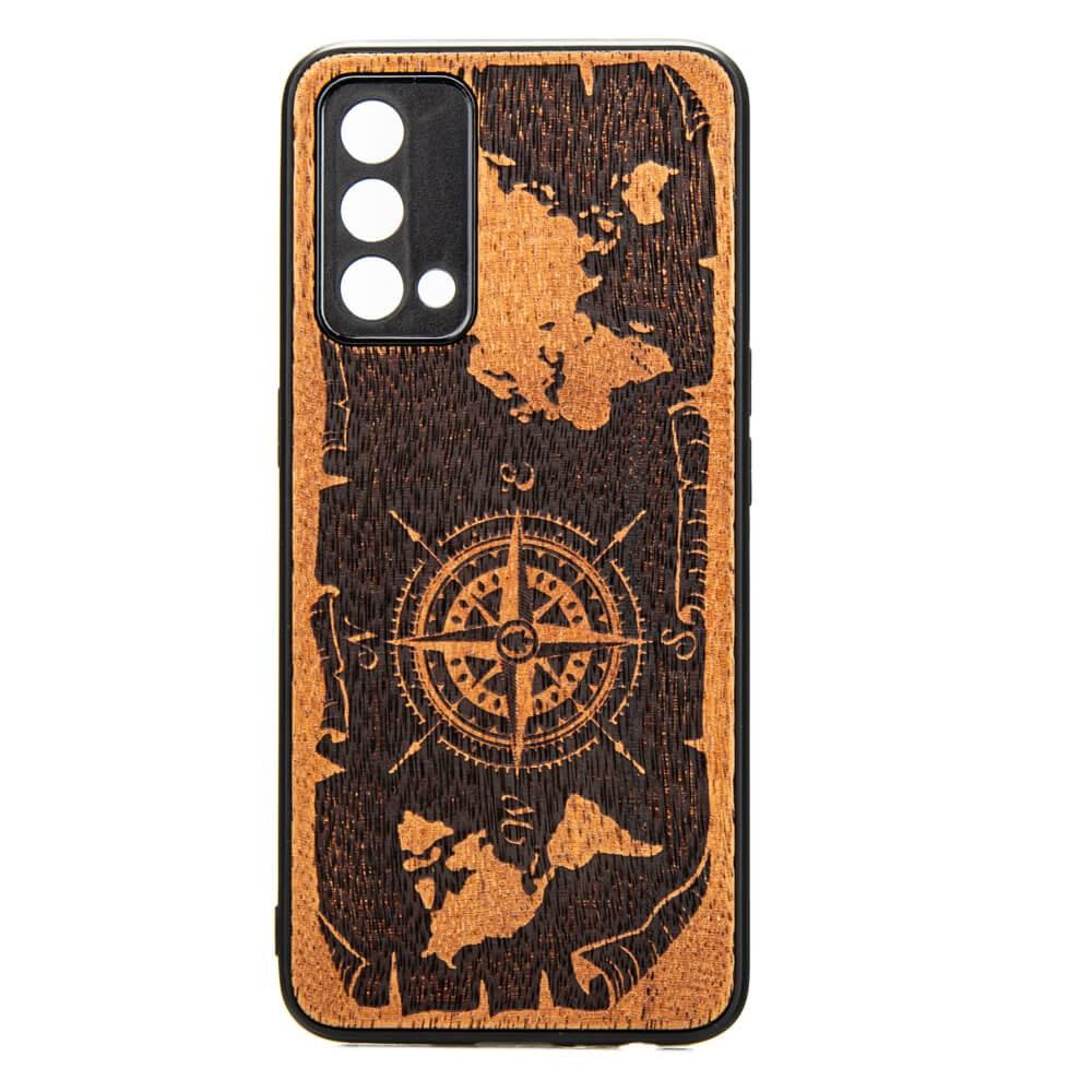 Realme GT Master Edition Wooden Case with Wind Rose Merbau