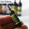 Dollhouse Miniature Accessories 5pcs 12 Wine Bottle Simulation for Decoration 1/12 Perfect Gift For Kids Fun Play Toy