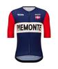 Santini LA VUELTA-Grand Salida Piemonte Cycling Jersey, Blue and Red