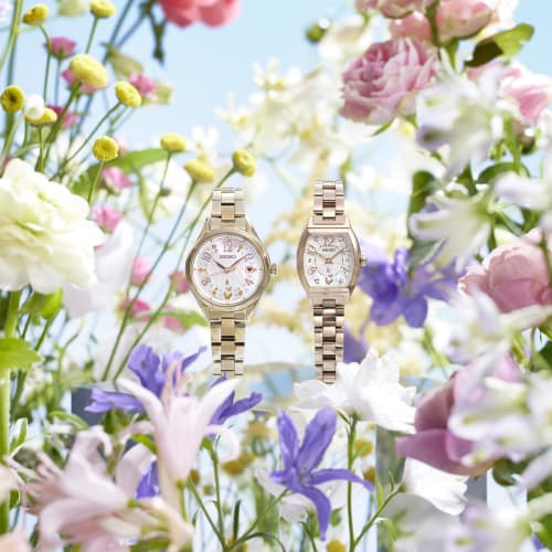 Seiko Watch Lucia Happy Collection Edenworks Collaboration Limited Edition Model SSWA014 Women's Silky Pink