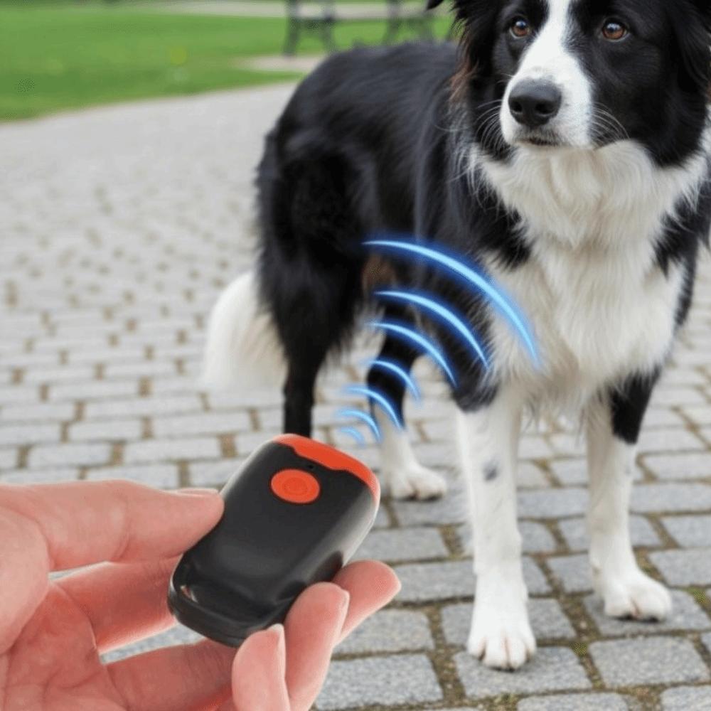 Handheld Ultrasonic Dog Repeller LED Light Bark Deterrent Device Anti Barking Device Pet Training