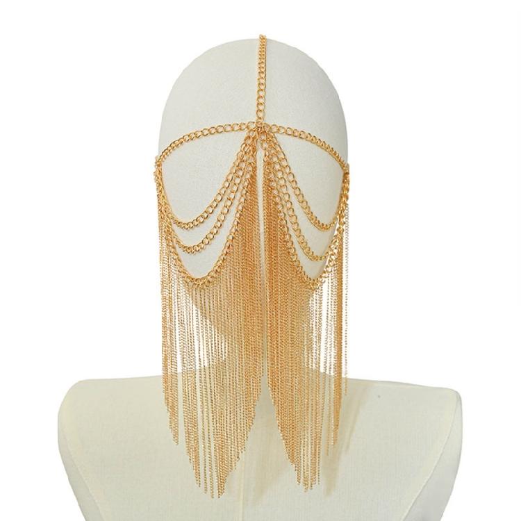 

Tassels Face Chain Masquerade Mask for Halloween Costumes, Nightclub Party