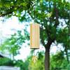 Antique Bamboo Wind Chime Yard Pendant Meditation Relaxation Chord Windbell for Outdoor Garden Patio Decorations Pure Handmade
