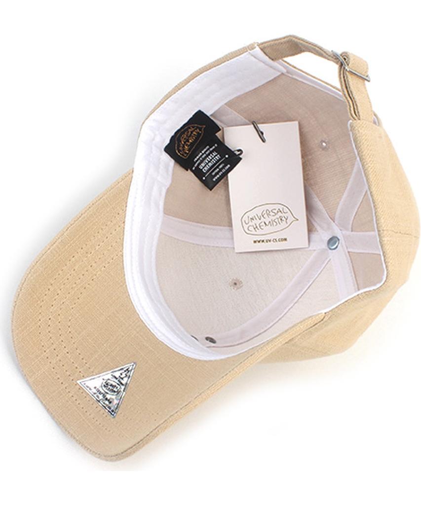 Yunibeosyeolkemiseuteuli Linen Muji Beige Ballcap Linen Hat