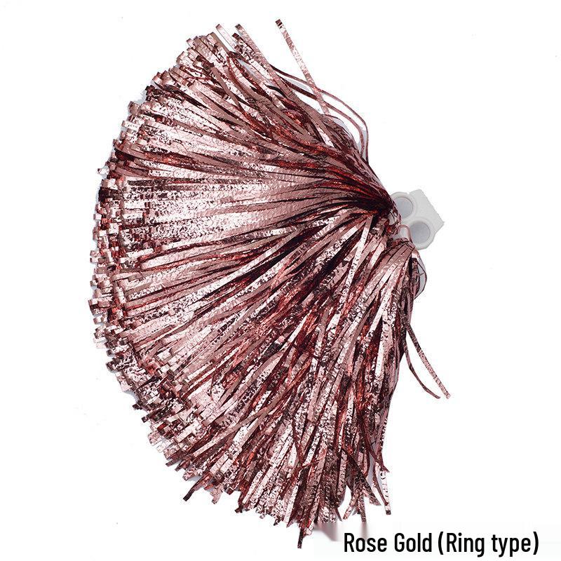 """6.1""" İnce Dişli Lazer Tarzı Ponponlar (Cheerleading & Cimnastik için) - Buzlu