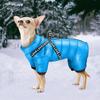 Winter Dog Clothes Super Warm Pet Dog Jacket Coat with Harness Waterproof Puppy Clothing Hoodies for Small Medium Dogs Outfit