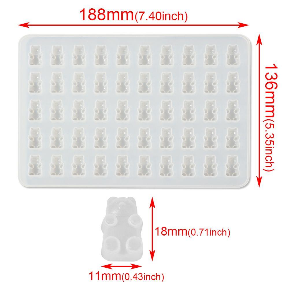 Base Materials DIY Home Decoration Bear Silicone Molds Resin Mould Epoxy Crystal Glue