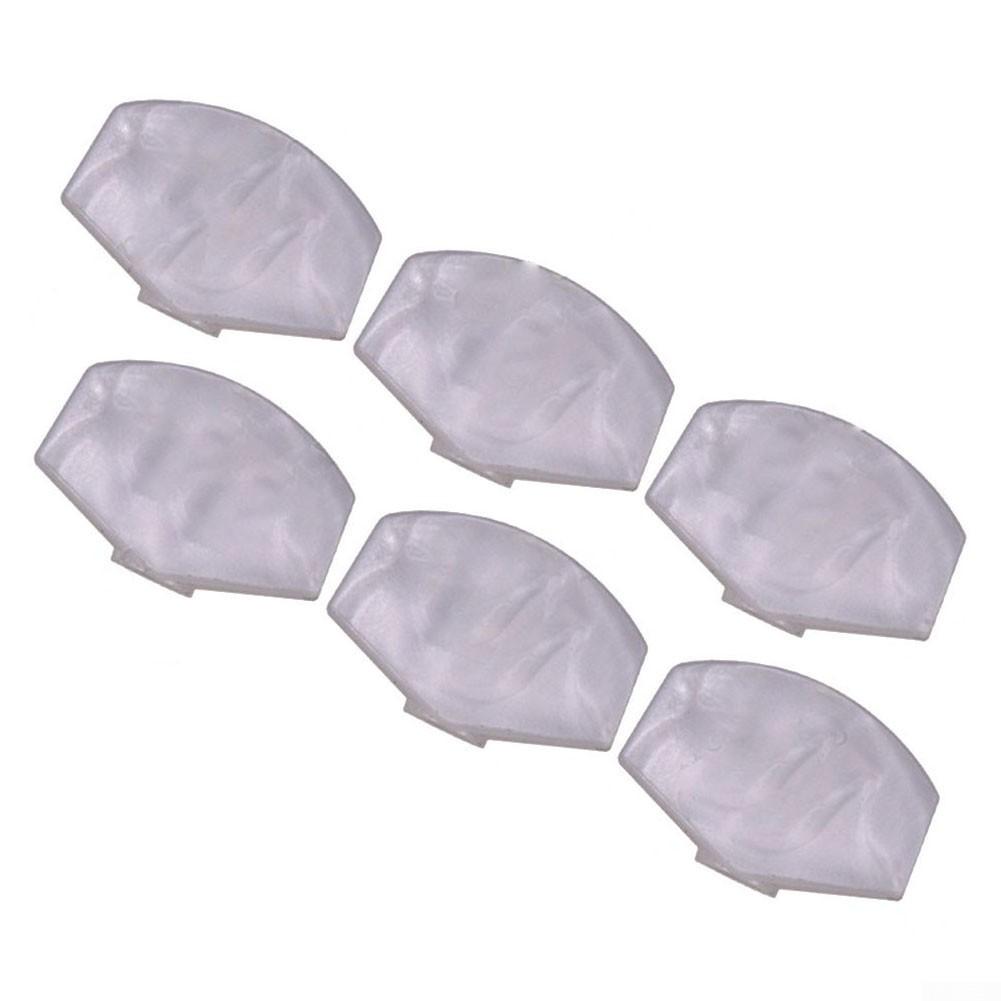 Kołek tuningowy z białej perły 3*2*1cm 6szt. Przyciski akustyczne