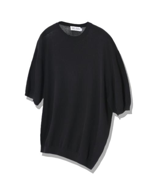 AREUBAN Washable Cooling Linen Half Knit_Matte Black