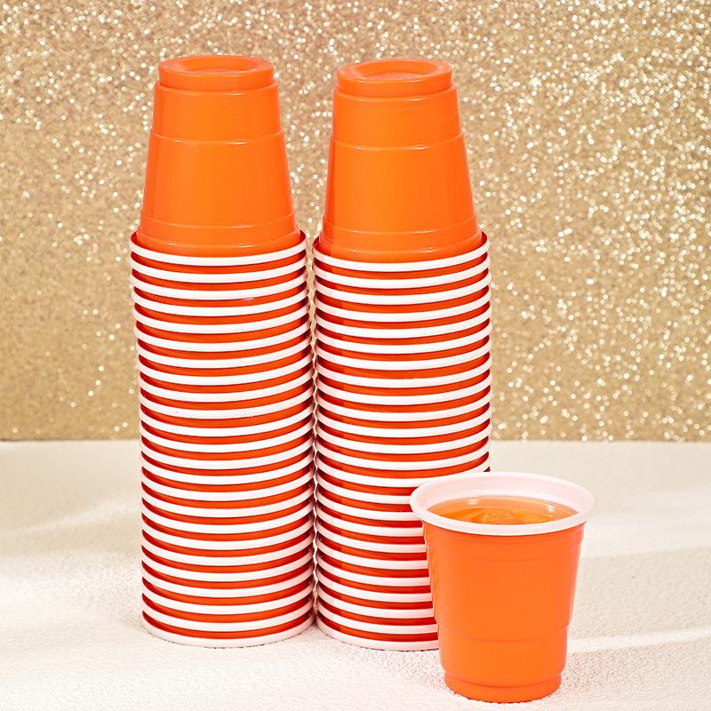 50pcs 2 Oz Plastic Shot Cups Mini Shot Glasses Party Cups Beer Taste Serving Snacks Plastic Shot Cups Plastic Mini Water Cups Jello Shots