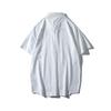 Foreign Trade Export to Domestic Sales Summer Cotton Casual White Shirt Men's Short Sleeve Outerwear New Japan fashion Cotton Shirt