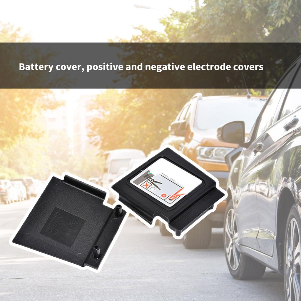 Par Batteripolklemmedeksler Bilbatteripolklemmedeksler 5Q0971813A Støv- og fuktbeskyttelse Enkel installasjon for VW