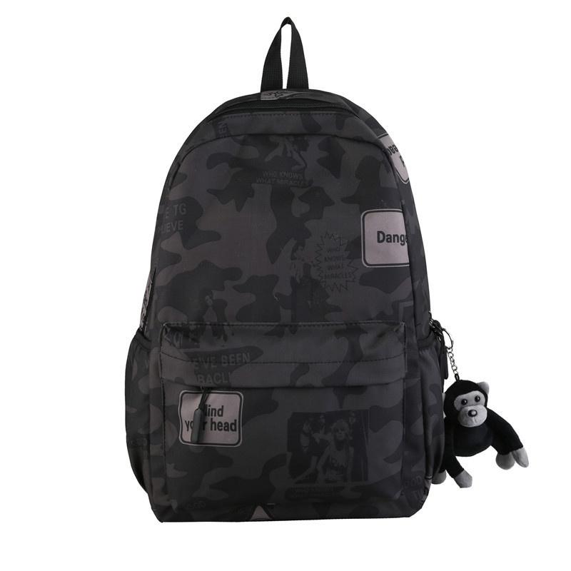 Fashionable Graffiti Print School Backpack For Girls And Boys 2023 New Design
