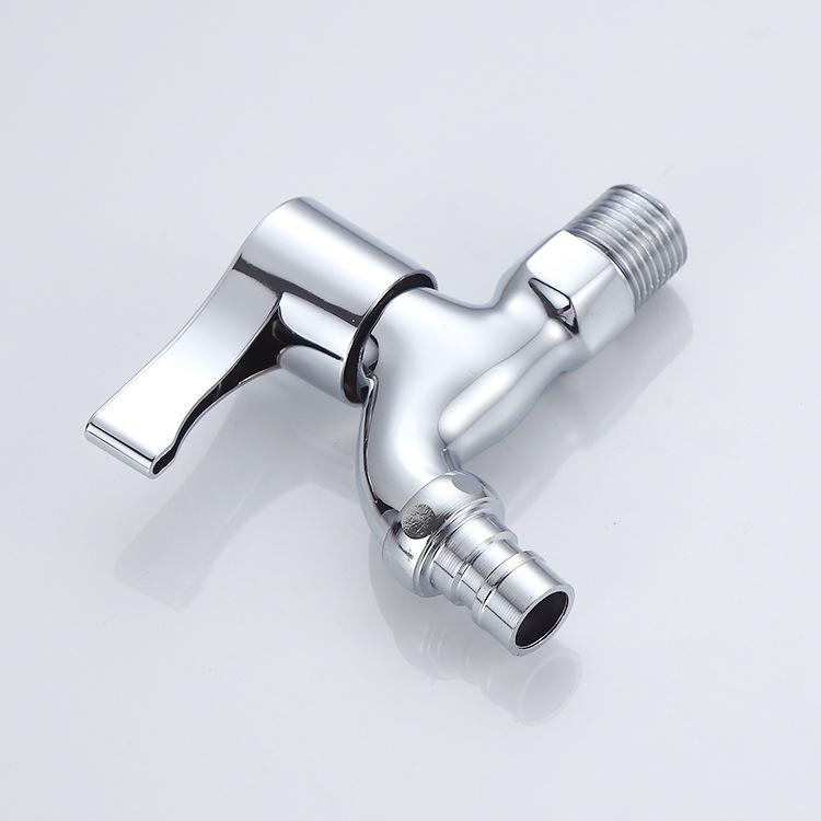 Washing Machine Faucet with Pointed Tip, Single Cold Quick Start Faucet DN15 20mm Interface, Washing Machine Faucet