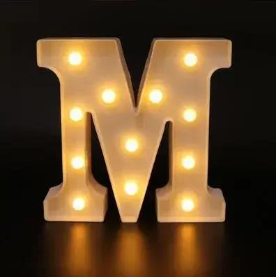 Wedding Decorative Name Number letters LED Lights Luminous Number Lamp Party Baby Bedroom Decoration Home Night Light