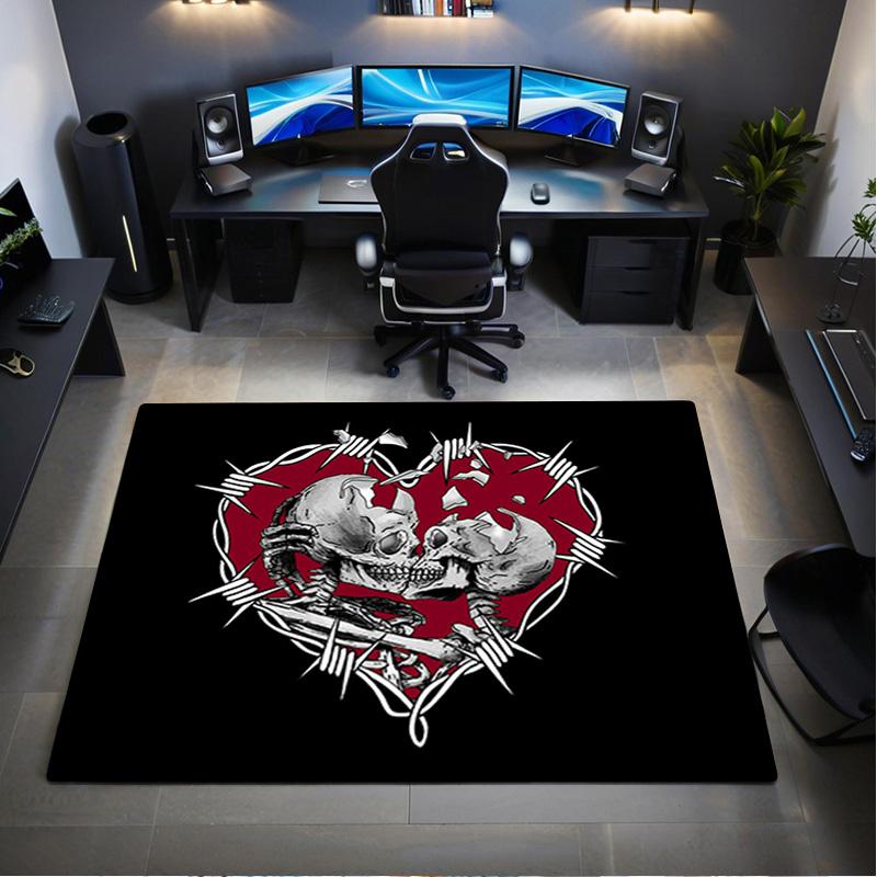 Halloween  Horror Rug - Home Carpet Office Decorative Carpet For Living Room Bedroom Door Mat Floor Rug Computer Chair Area Rug