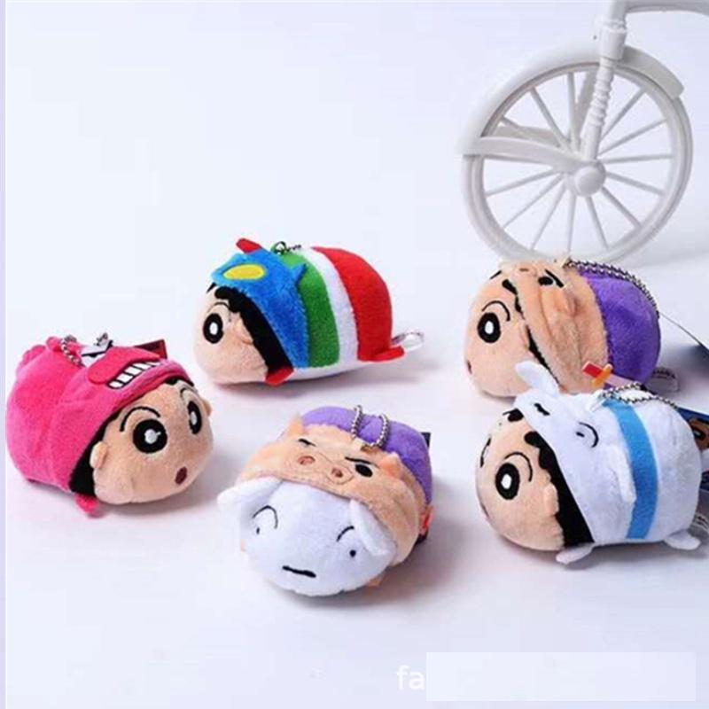 Brelok pluszowy Shinchan, akcesorium do torby, styl kreskówkowy zwierzęcy, materiał krótki pluszowy, dostępne wiele kolorów, wysokość 9 cm