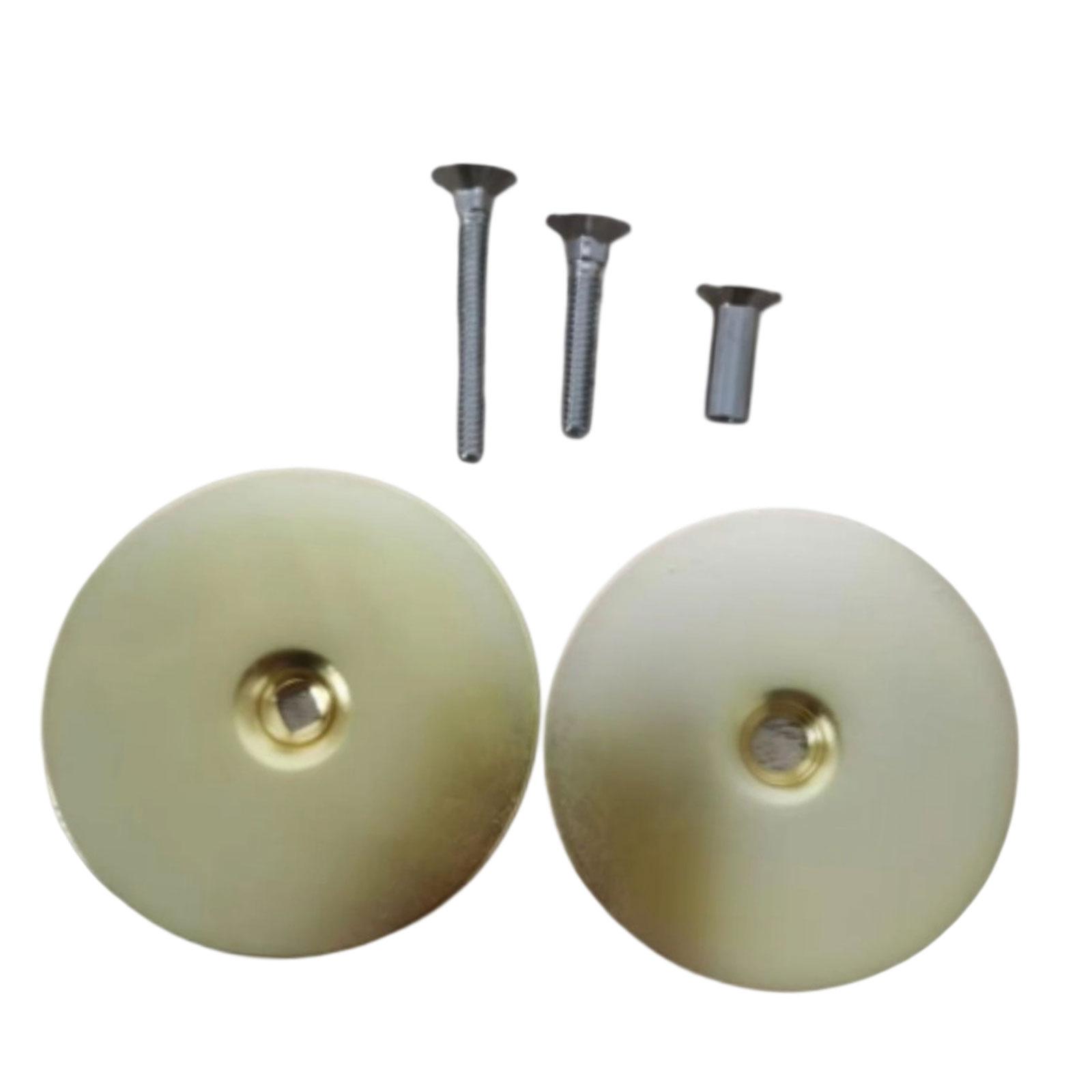 

Steel Door Hole Filler Plate with Screw for Cabinet Bedroom Sliding Door Accessory Home Commercial золотий