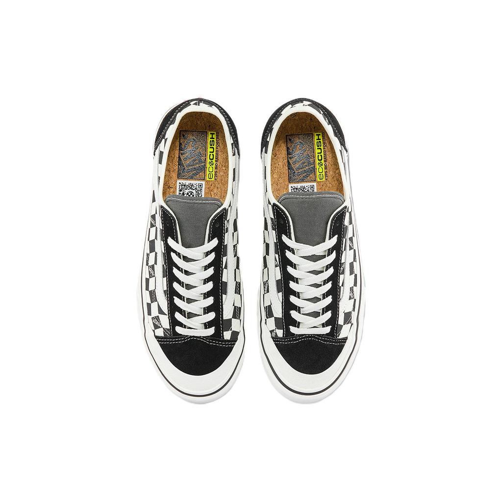 Vans Style 136 Decon VR3 SF 'Checkerboard - Black Marshmallow' (Unisex) Black / Marshmallow Skateboard Shoes VN0A4BX91KP