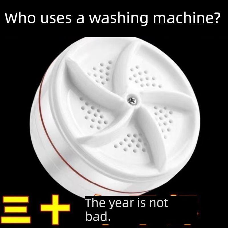 

Ультразвуковая мини-стиральная машина Автоматическая турбинная Портативная стиральная машина для общежития Маленькое ведро Стиральная машина для нижнего белья Ordinary [single transfer]]