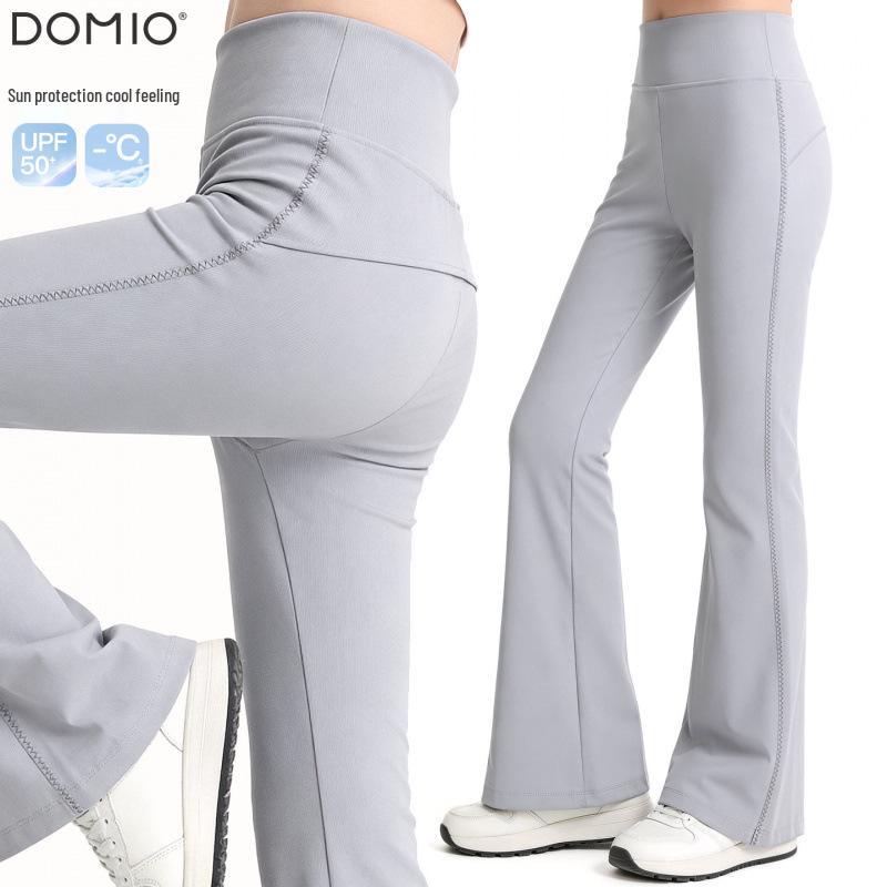 Summer Flare Yoga Pants for Girls: Lightweight Teen Sports & Casual Wear 170 cm серый