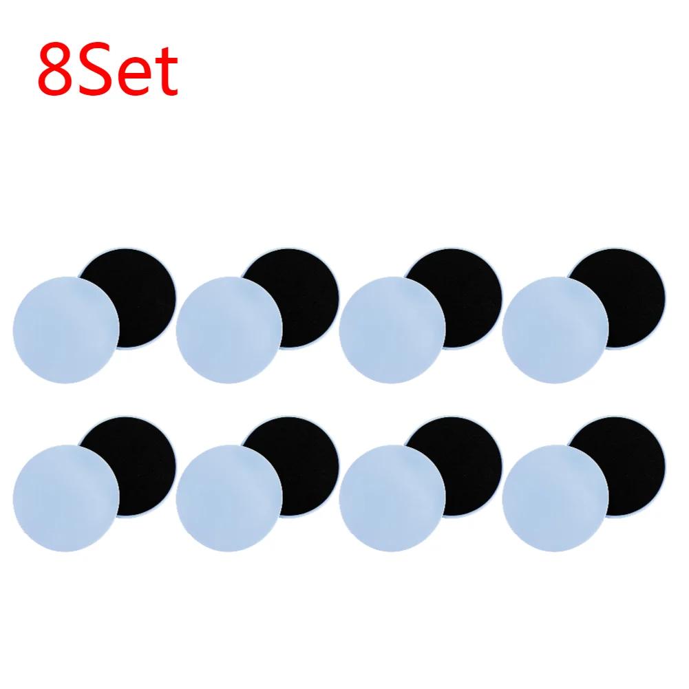 2Pcs Exercise Sliding Plate Dual Sided Yoga Gliding Discs Portable Abdominal Core Training Plate for Body Muscle Workout