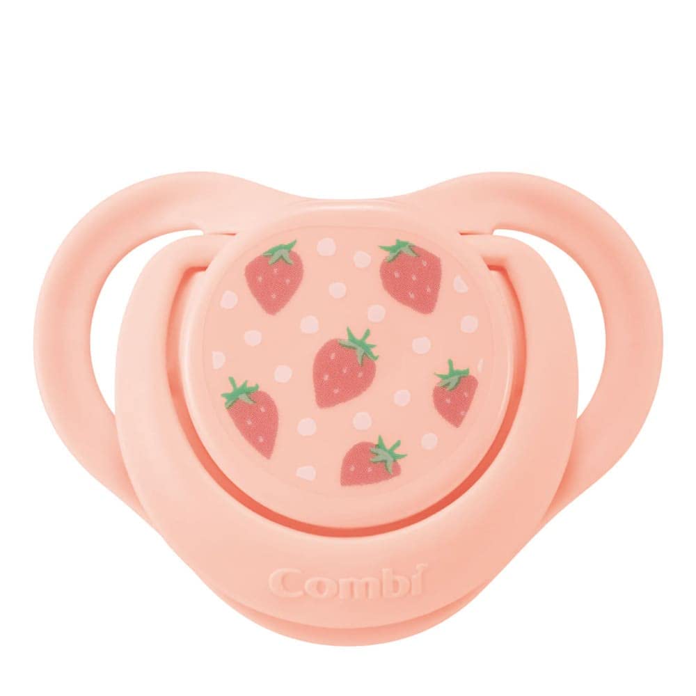 COMBI Teteo Sleep Navigator Size for babies Strawberry Pacifier, P, L, 8-18 months,