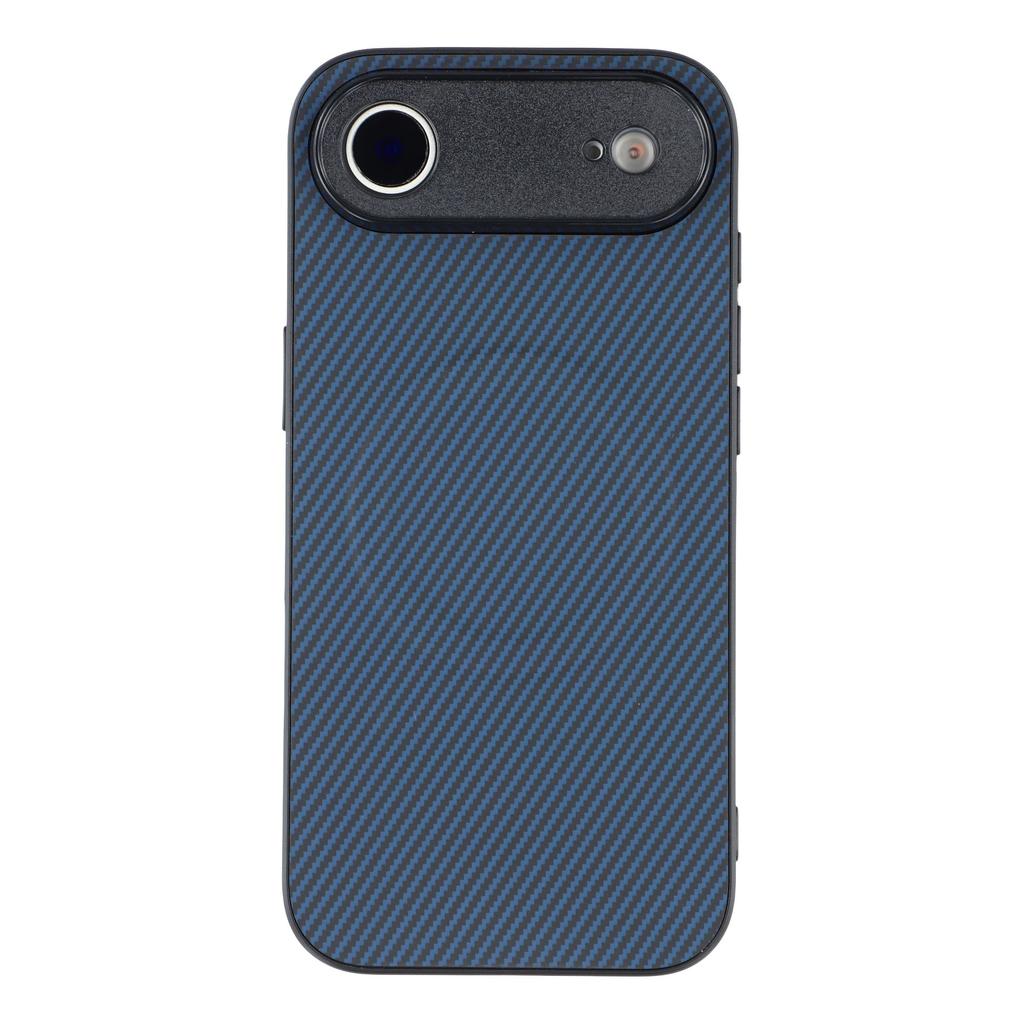 For iPhone Air Magnetic Case Carbon Fiber Texture TPU PC Phone Back Cover