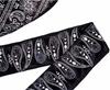 Trifong Durag Navy Paisley Shiny Fabric Pirate Bandana Hip Hop Dance Wave Cap Doo Rag Hiphop Costume Dance Costume Rapper Breakdance Dancer Bandana