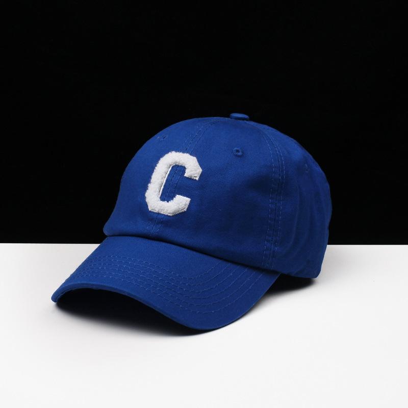 Letter Baseball Cap for Women In Summer New Style Curved Korean Style Showing Face Small Sun Protection Couple Baseball Cap for Men