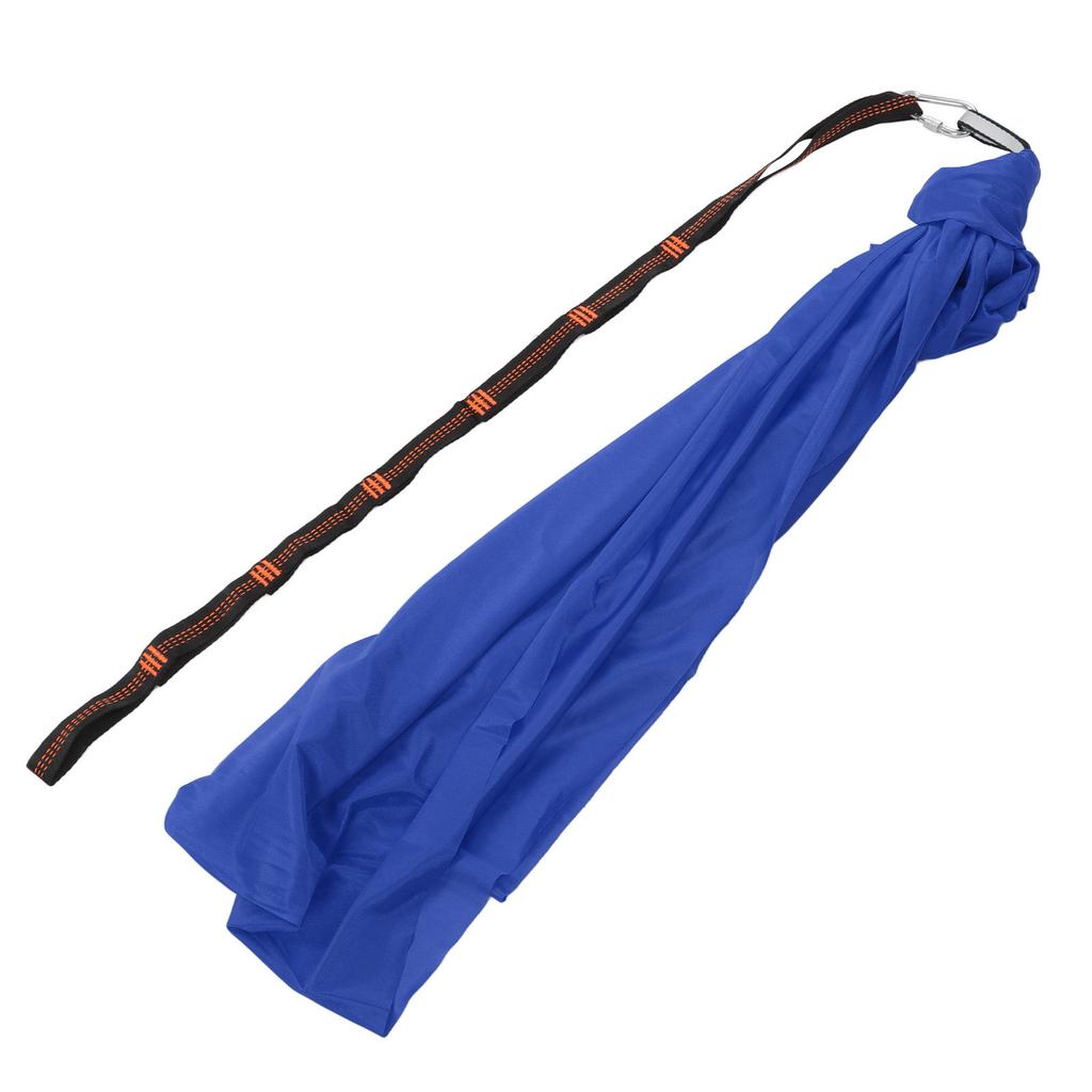 Children Hammock Polyester Stretchy Comfortable Kids Sensory Aerial Yoga Hammock for Indoor and Outdoor Blue