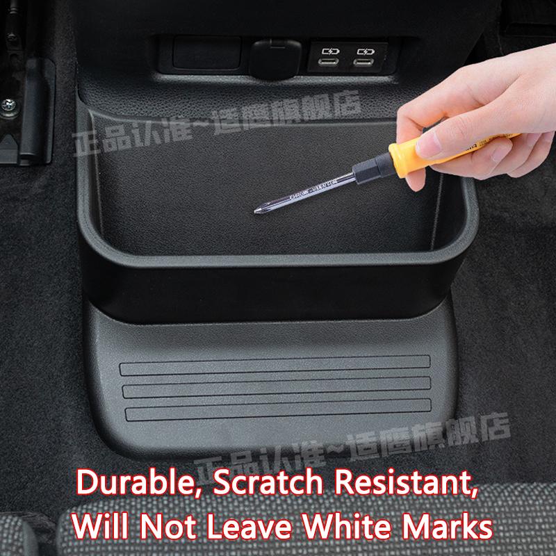 Car Rear Row Bridge Storage Box Organizer ABS Rear Seat Bridge Storage Box Fits For Toyota Prado LC250 2024 Interior Accessories