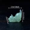 1.2" Katzenstatue Natürlicher Reiki Heilstein Kristallquarz Glücksbringer Edelsteinhandwerk Heimdekor Tier Geschnitzte Figuren