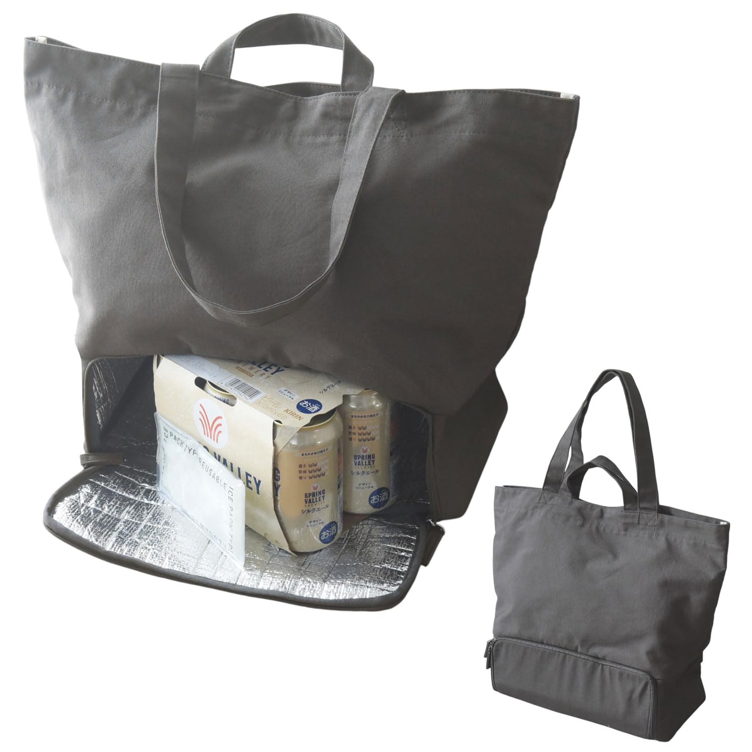 Moment Insulated Cooler Double Layer Soft Cooler Tote Large Ange One [bon moment] [Bon Official] Bag, Bag, Lightweight, Capacity, Foldable, Outdoor,