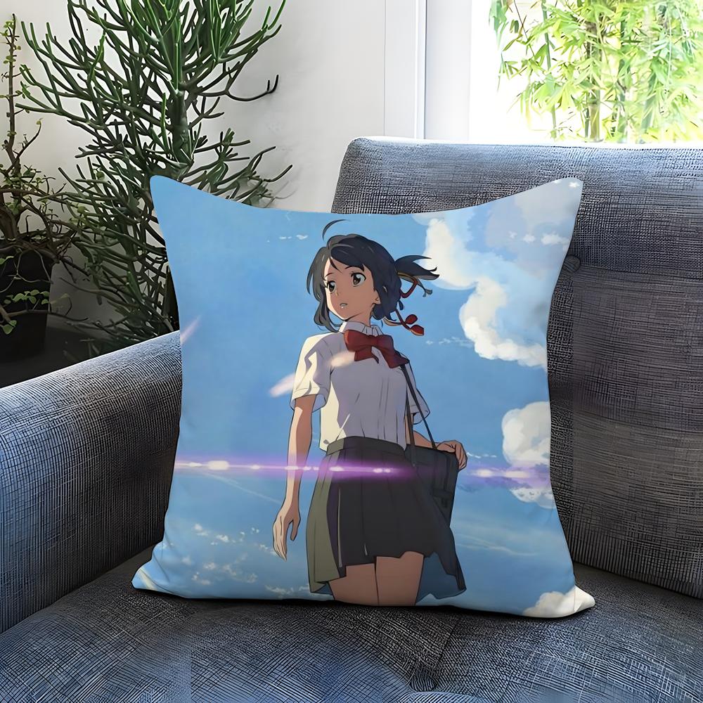 Cartoon Your N-Name Cushion Cover Comfortable Reversible Pillow Cover Ideal for Car Sofa Bedroom & Beyond