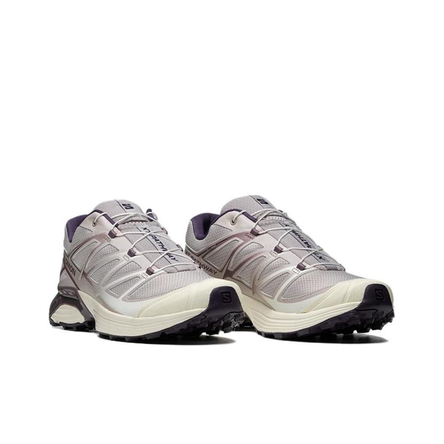 Salomon Xt-Pathway Comfortable Versatile Non-Slip Durable Low-Top Running Shoes Unisex sneaker Gray Purple L47135200
