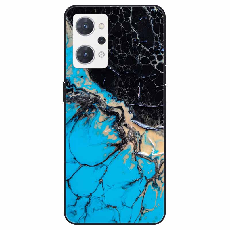 For OPPO Reno 9A 7A Case Soft TPU Fashion Marble Silicone Bumper Covers for OPPO Reno 9 A 5G CPH2523 Reno7A Protector Reno9 A