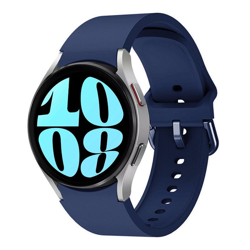 Silicone Band for Samsung Galaxy Watch 7/6/5/4 44mm 40mm/5 Pro 45mm Bracelet Galaxy Watch 4/6 Classic 47mm 43mm 46mm 42mm Strap