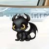 Black Dragon Unique Acrylic Hanging Decoration Whimsical Cartoon Style For Automotive Accessories