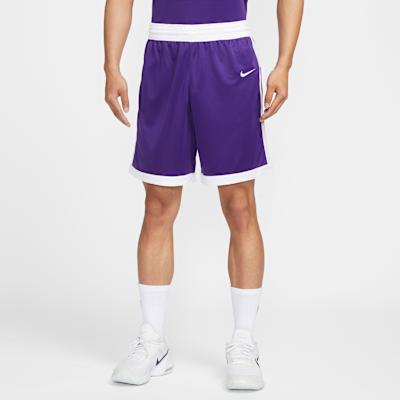 Nike Dri Fit Stock Crossover Sports Shorts Men s Garden Purple S