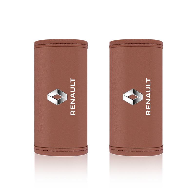 Housse de protection pour poignée de toit intérieure de voiture, poignée de porte automatique, poignée de frein à main pour Renault Dacia Clio Laguna 2 Megane 2 3 Duster Logan Captur