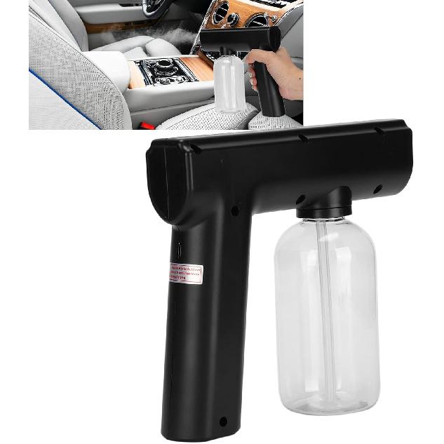Electric Mist Atomizer Sprayer Gun - Handheld Portable Rechargeable Fogger, Nanometer Machine for Home, Office, School, Hotel