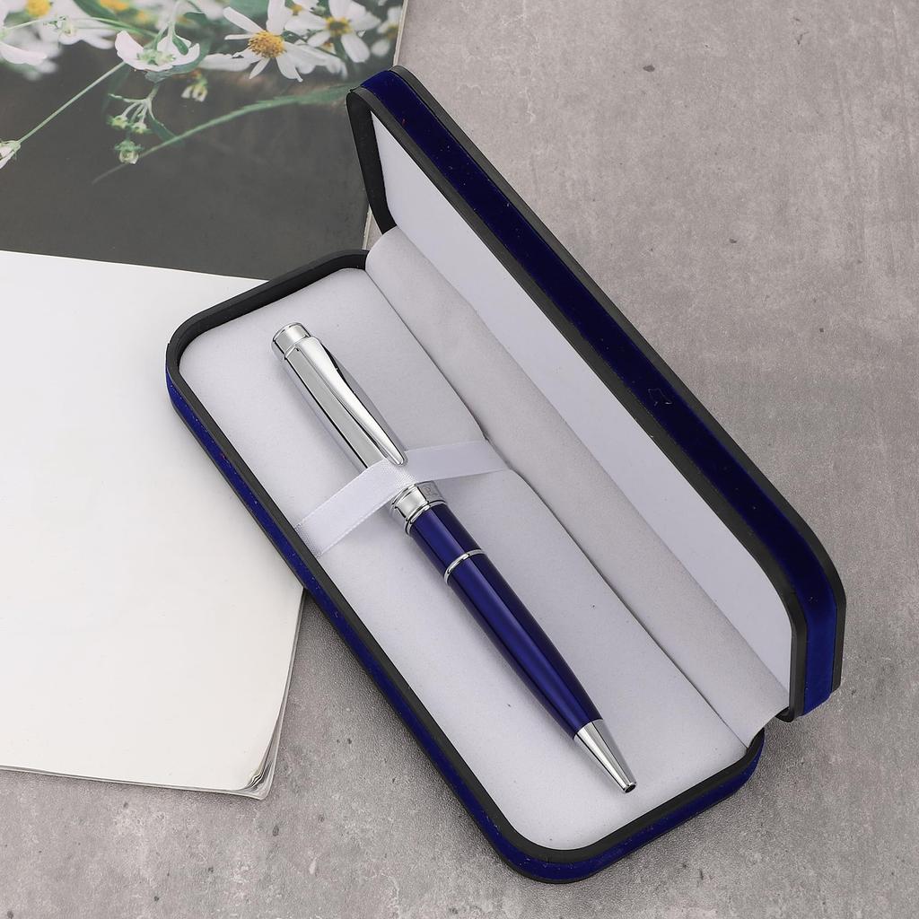AlistaVolare Cresita Ballpoint Pen (G2 Compatible, Sapphire Blue) with Gift Case, Perfect for Gifts and Souvenirs