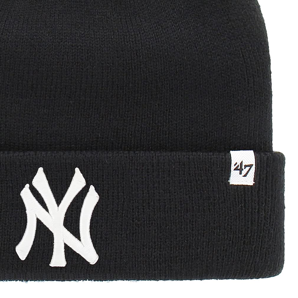 Brand Knit Cap Free Size Black and 47brand288 '47 Men's Beanie, 3. Dodgers, White,