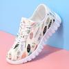 Woman Spring Autumn New Flat sole Canvas Shoes Soft Sole Non Slip Round Toe Lace Up Lightweight Breathable Casual Shoes