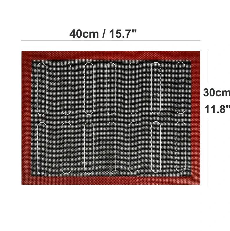 Silicone Baking Mat Non-Stick Silicone Kneading Pads Reuseable Oven Liner For Pastry Cookie Bread Biscuits